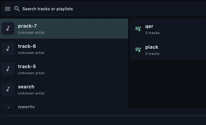Демонстрация fuzzy search